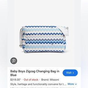 Missoni diaper bag
